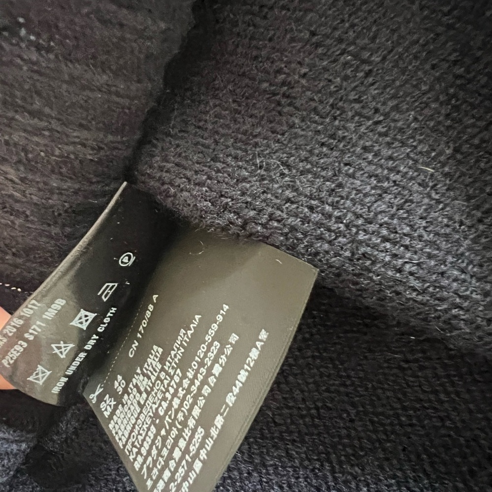 Prada Navy Ruffled Cardigan - Picture 7 of 10